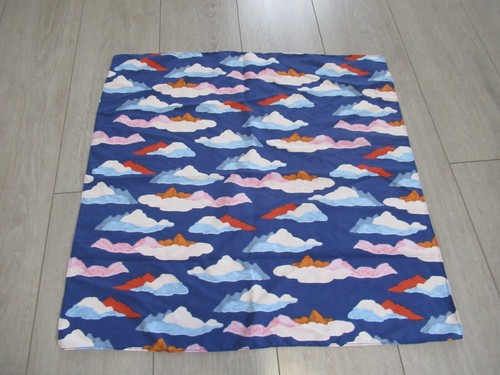 Foulard satin nuage bleu - foulard,