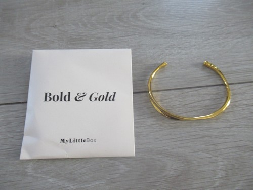 Bracelet jonc doré zinc - , my